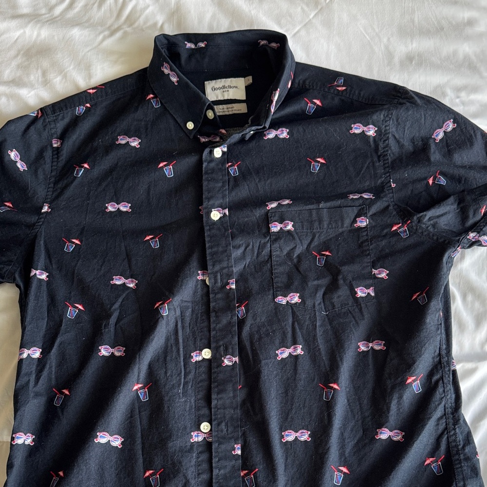 Goodfellow & Co Men's Navy Blue Shirt
